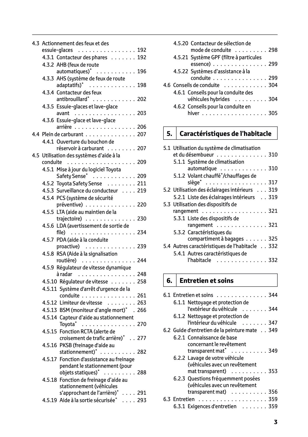 2026 Toyota Corolla Hybrid Hatchback/Touring Sports Owner's Manual | French