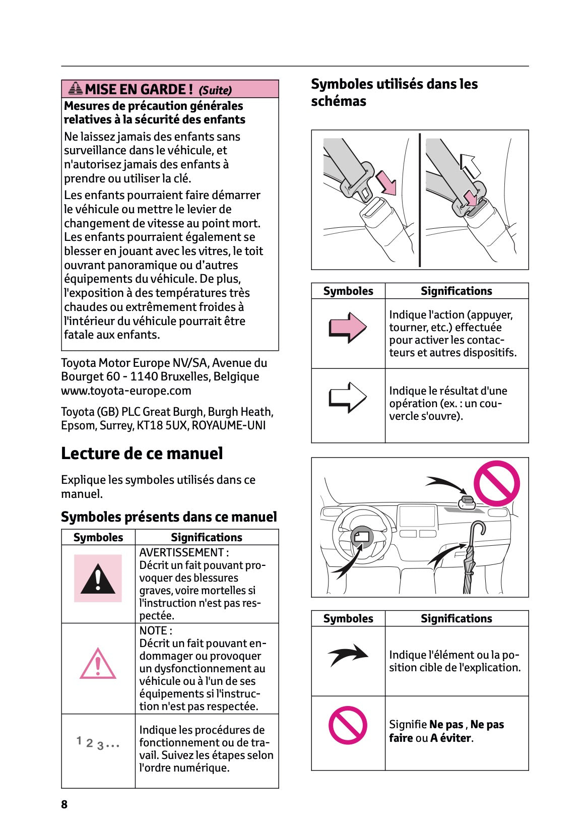 2026 Toyota Corolla Hybrid Hatchback/Touring Sports Owner's Manual | French