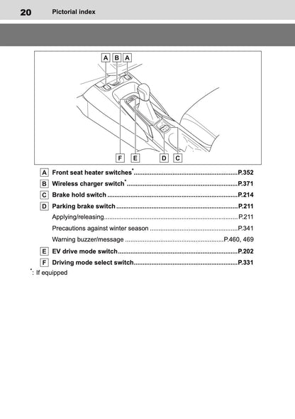 2026 Toyota Corolla Hybrid Hatchback/Touring Sports Owner's Manual | English