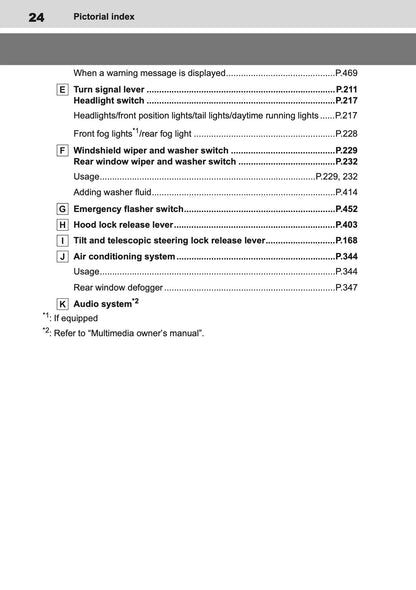 2026 Toyota Corolla Hybrid Hatchback/Touring Sports Owner's Manual | English
