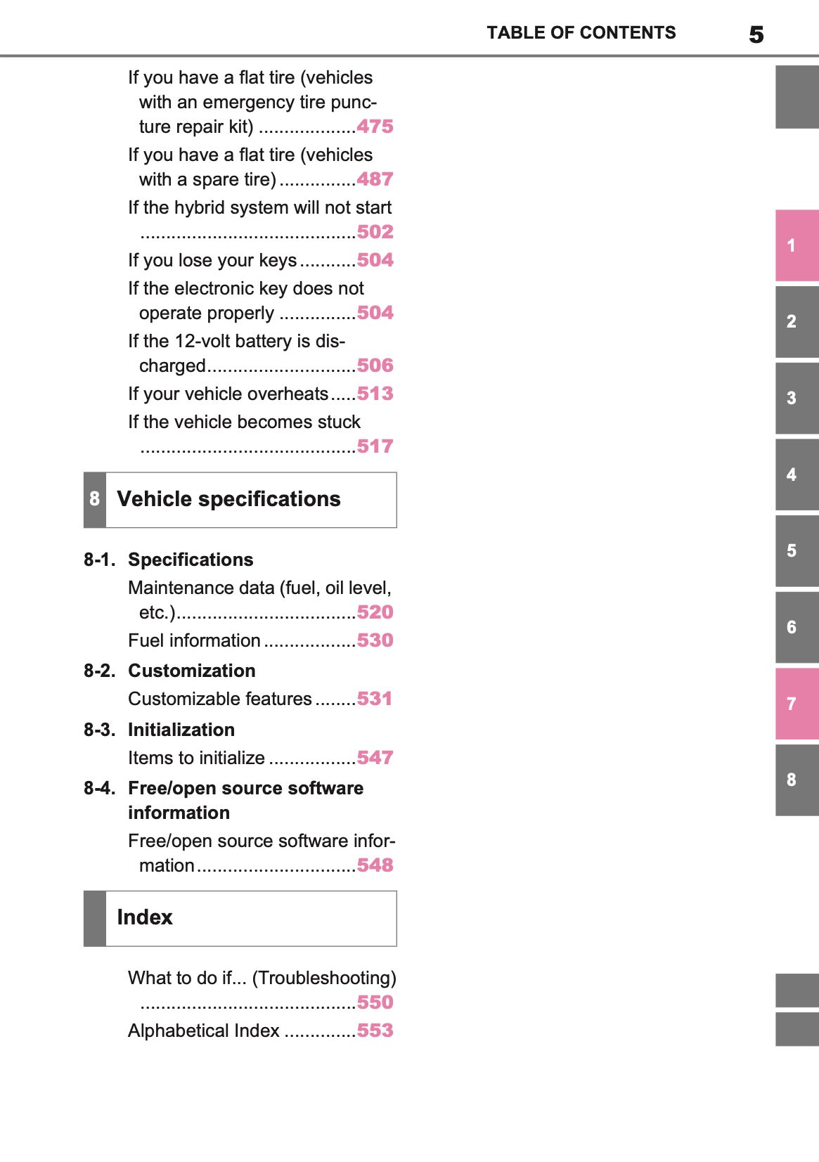 2026 Toyota Corolla Hybrid Hatchback/Touring Sports Owner's Manual | English