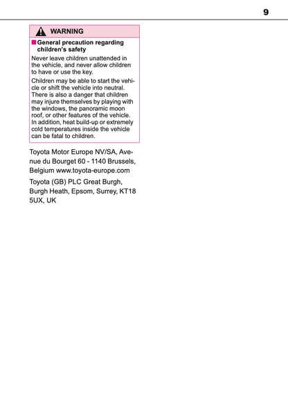 2026 Toyota Corolla Hybrid Hatchback/Touring Sports Owner's Manual | English