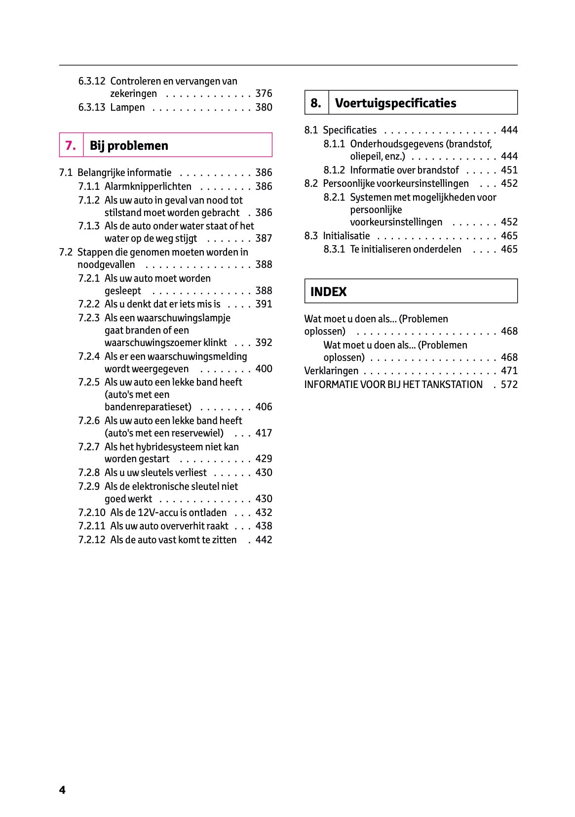 2023 Toyota Corolla Hybrid Hatchback/Touring Sports Owner's Manual | Dutch