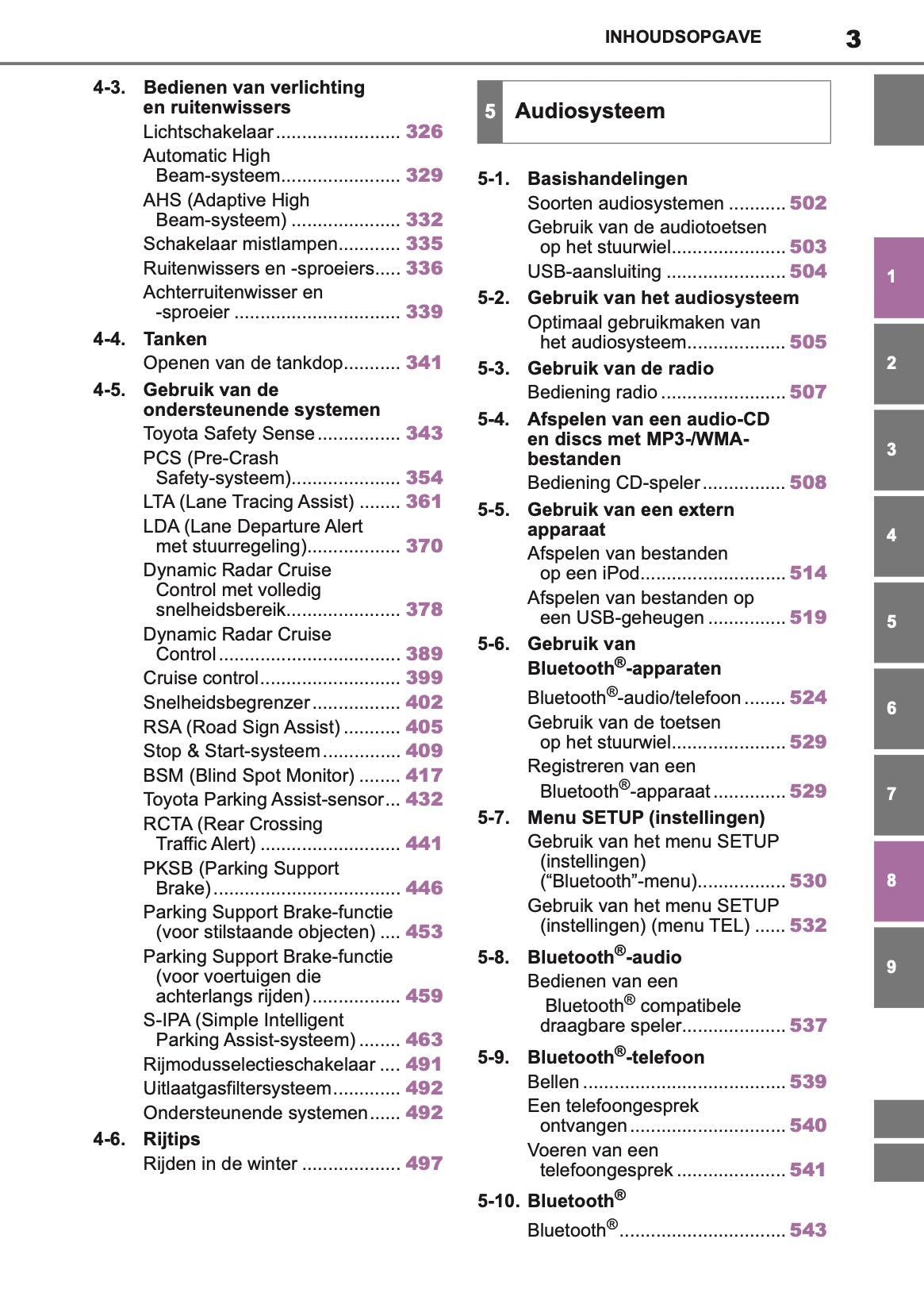 2020-2022 Toyota Corolla Hatchback/Touring Sports Gebruikershandleiding | Nederlands