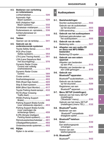 2020-2022 Toyota Corolla Hatchback/Touring Sports Gebruikershandleiding | Nederlands