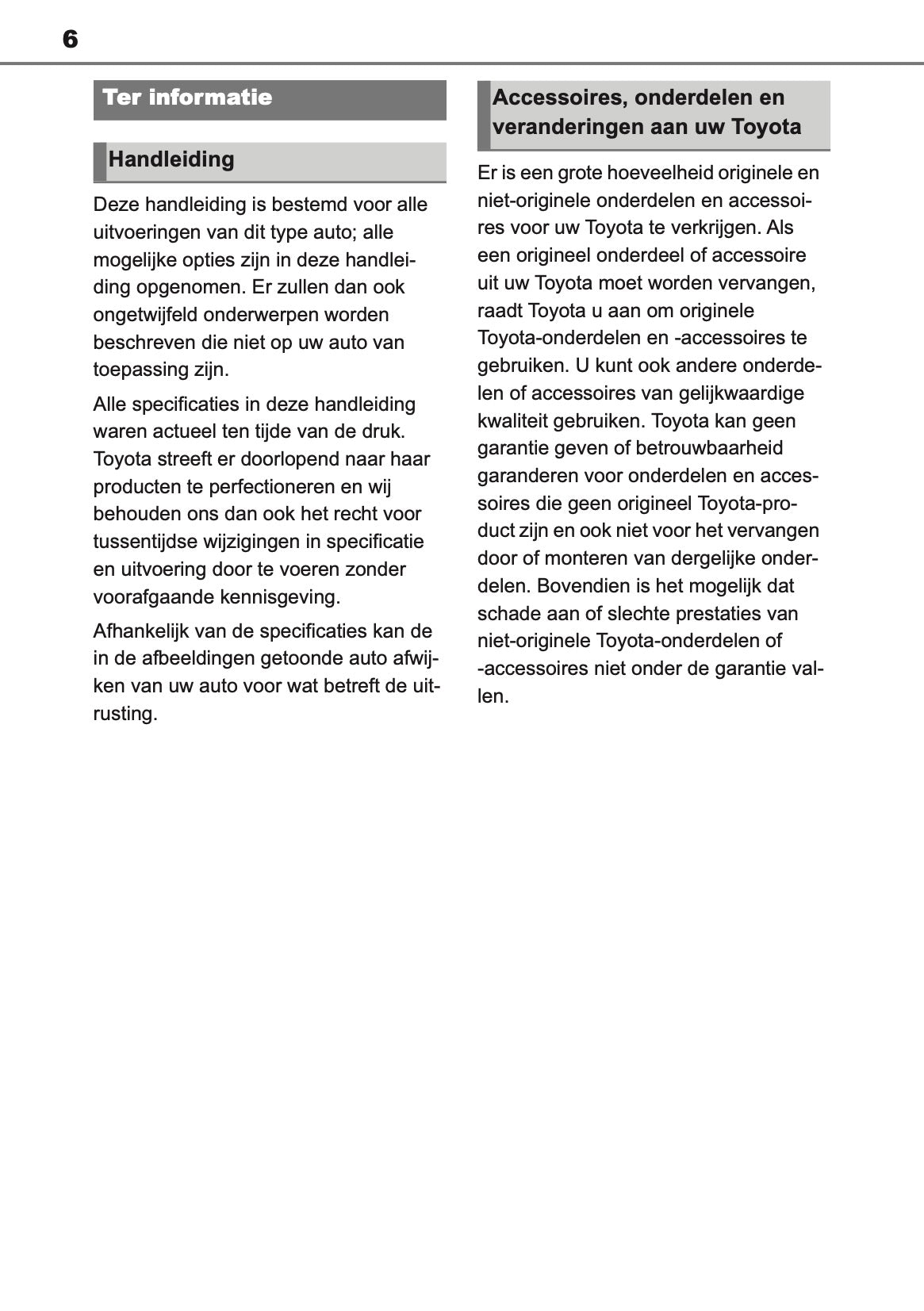 2020-2022 Toyota Corolla Hatchback/Touring Sports Gebruikershandleiding | Nederlands