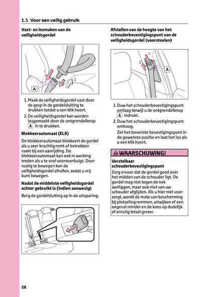 2026 Toyota Corolla Hybrid Hatchback/Touring Sports Owner's Manual | Dutch