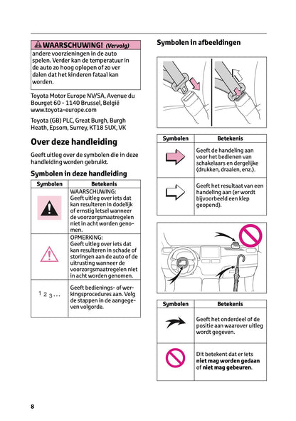 2026 Toyota Corolla Hybrid Hatchback/Touring Sports Owner's Manual | Dutch