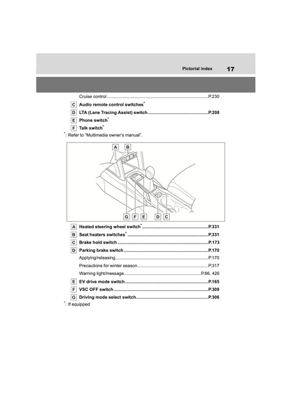 2022-2023 Toyota Corolla Cross Hybrid Owner's Manual | English