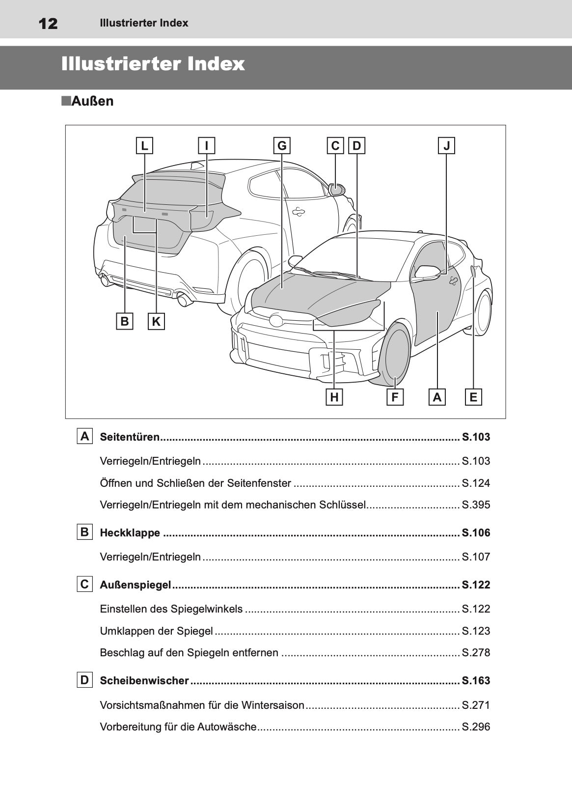 2024-2025 Toyota GR Yaris Owner's Manual | German
