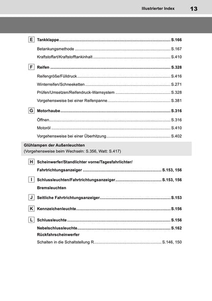 2024-2025 Toyota GR Yaris Owner's Manual | German