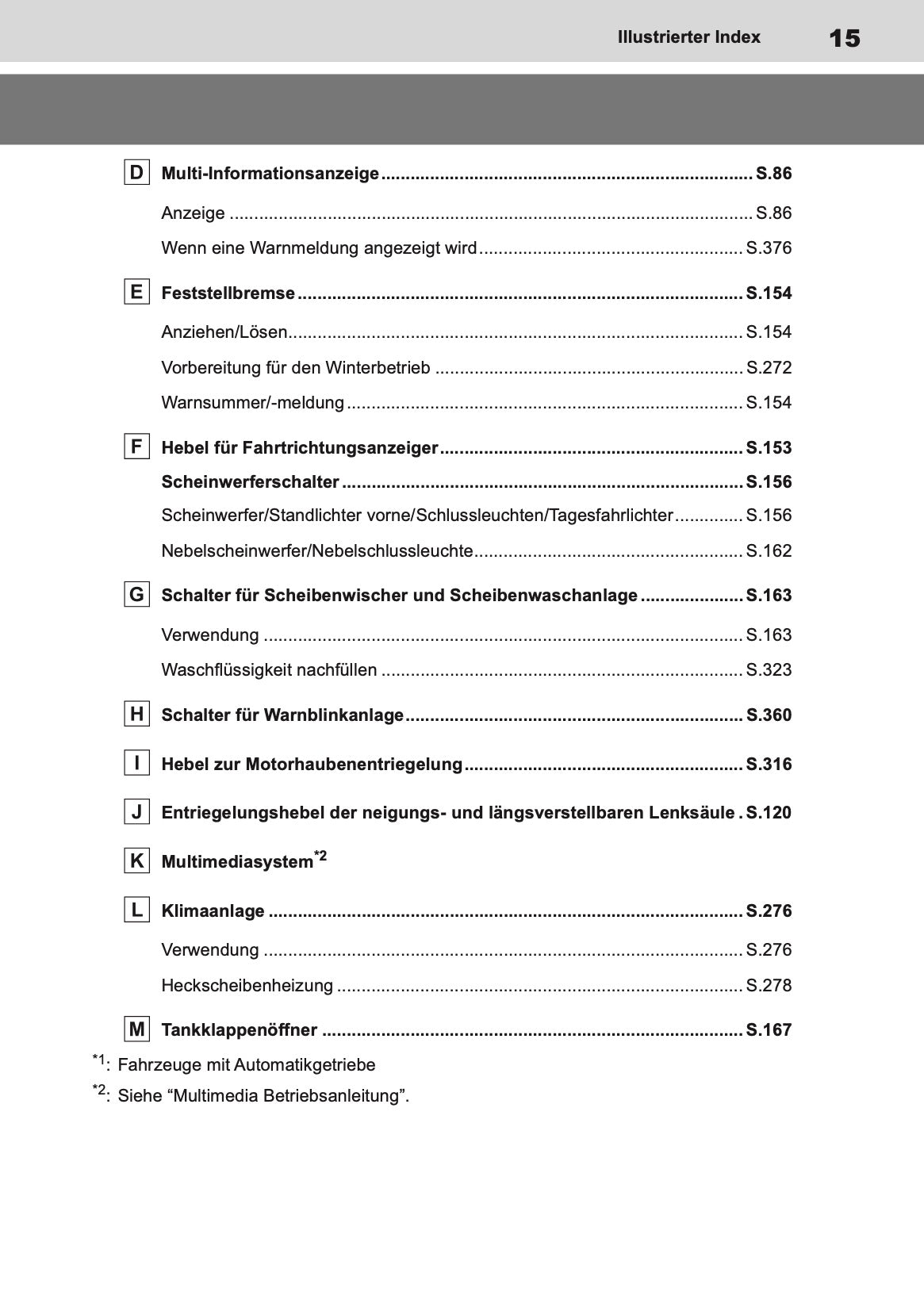 2024-2025 Toyota GR Yaris Owner's Manual | German