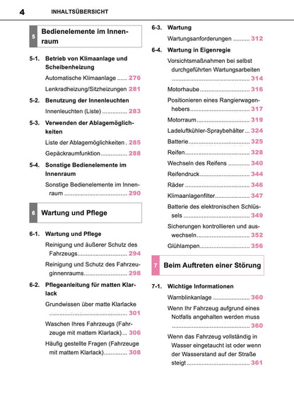 2024-2025 Toyota GR Yaris Owner's Manual | German