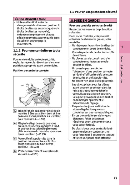 2024-2025 Toyota GR Yaris Manuel du propriétaire | Français