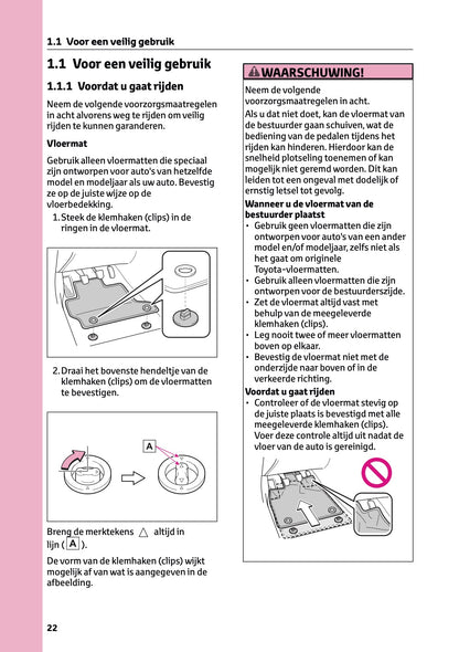 2024-2025 Toyota GR Yaris Owner's Manual | Dutch