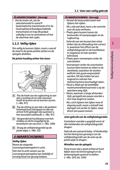 2024-2025 Toyota GR Yaris Owner's Manual | Dutch