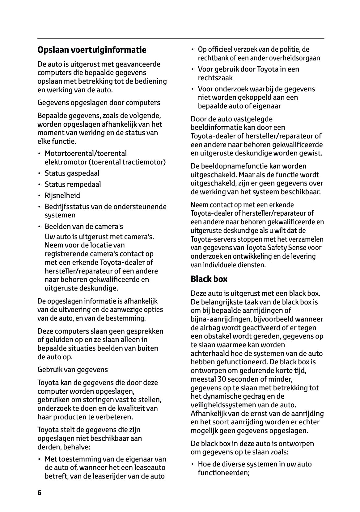 2024-2025 Toyota GR Yaris Owner's Manual | Dutch