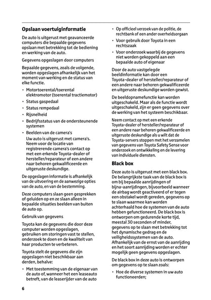 2024-2025 Toyota GR Yaris Owner's Manual | Dutch