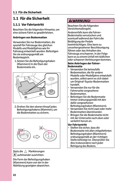 2024-2025 Toyota Highlander Hybrid Owner's Manual | German