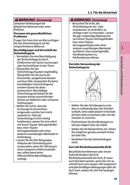 2024-2025 Toyota Highlander Hybrid Owner's Manual | German