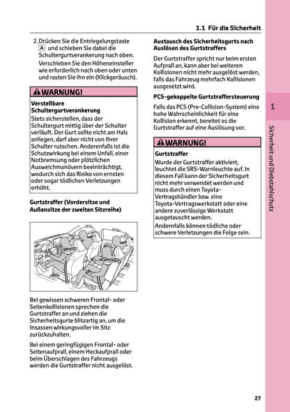 2024-2025 Toyota Highlander Hybrid Owner's Manual | German