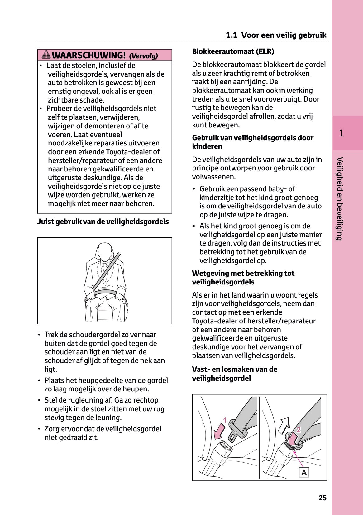 2024-2025 Toyota Highlander Hybrid Owner's Manual | Dutch