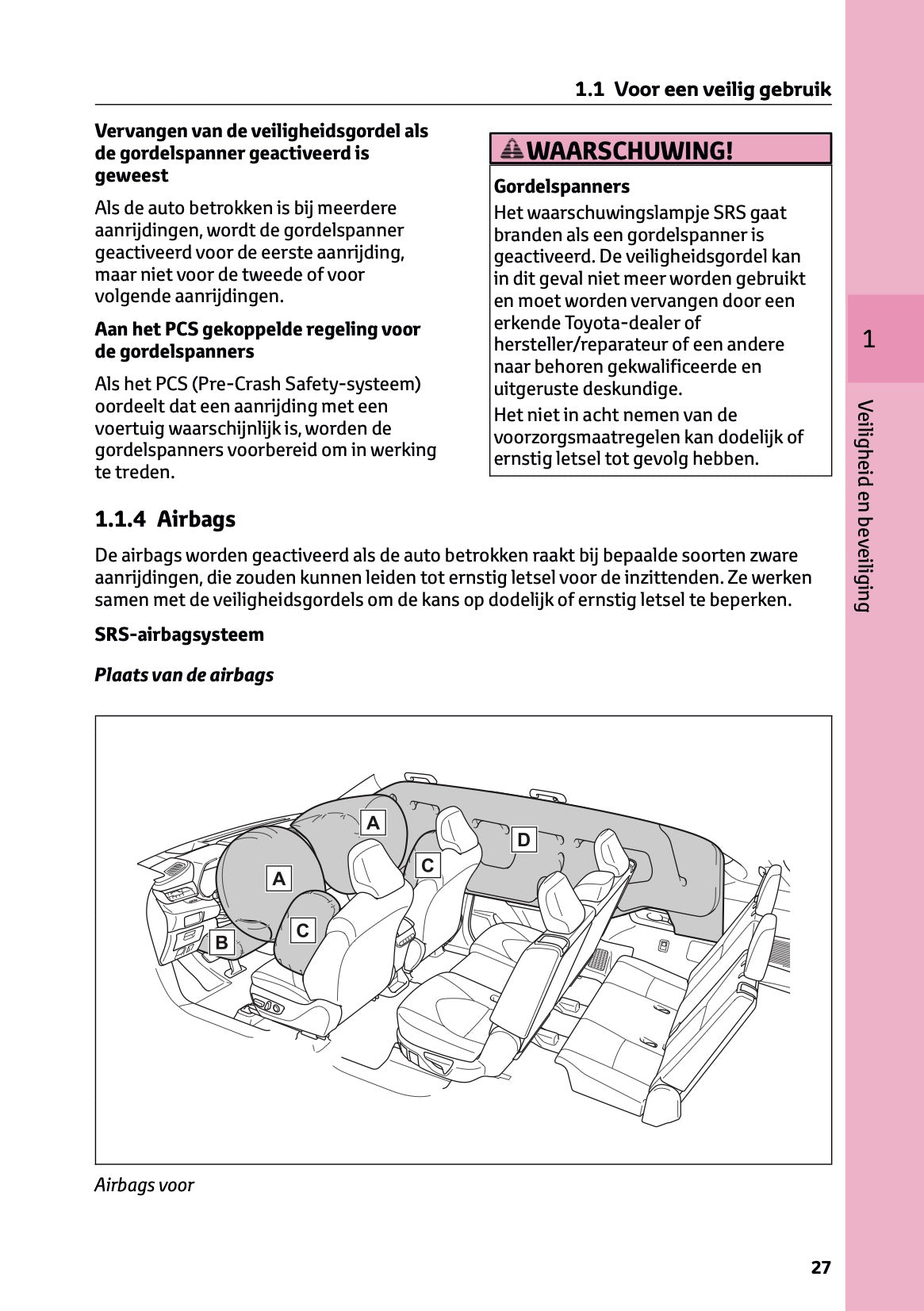 2024-2025 Toyota Highlander Hybrid Owner's Manual | Dutch