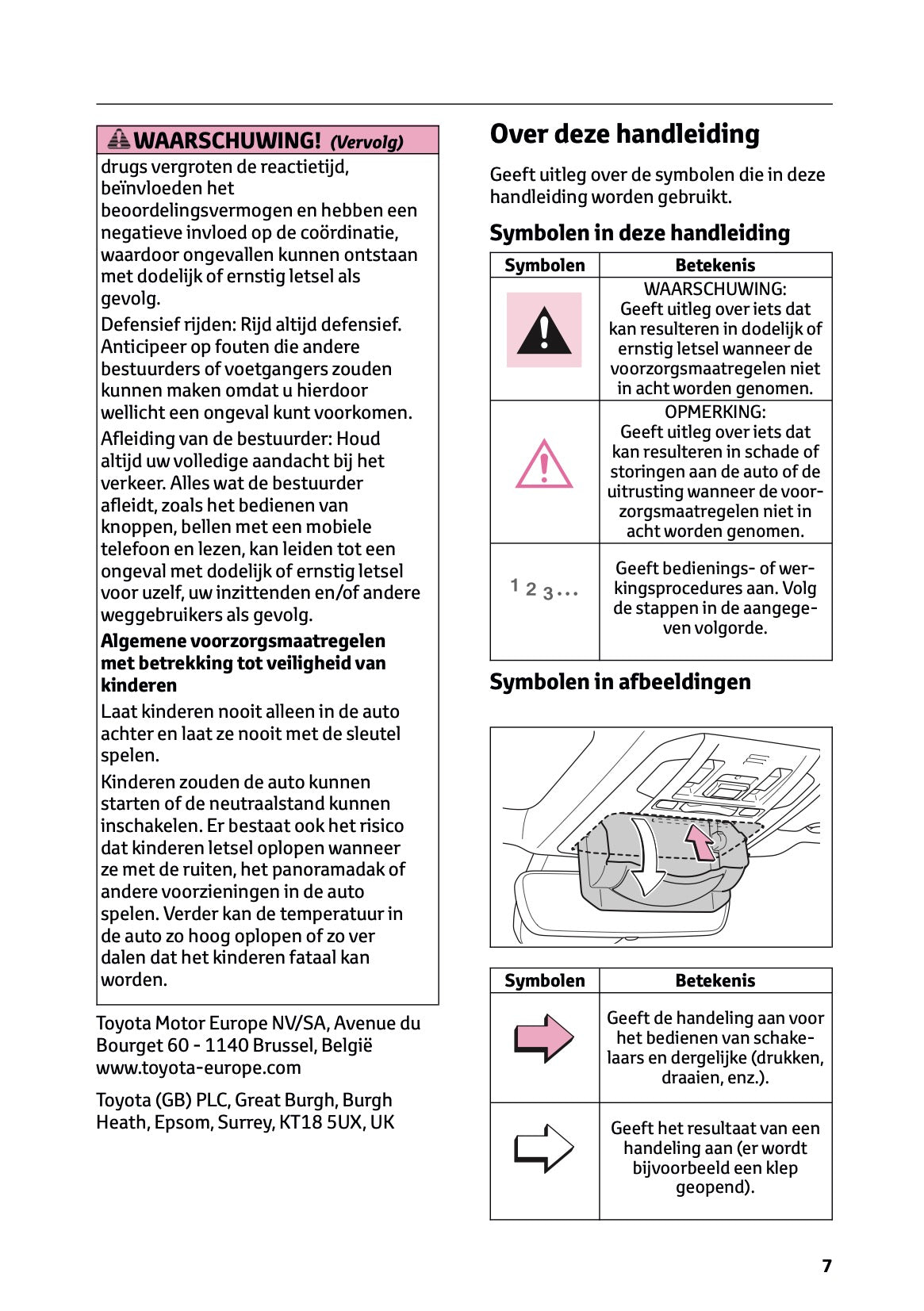2024-2025 Toyota Highlander Hybrid Owner's Manual | Dutch