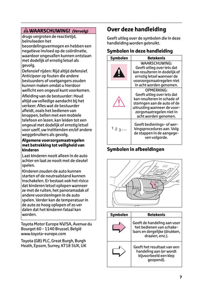 2024-2025 Toyota Highlander Hybrid Owner's Manual | Dutch