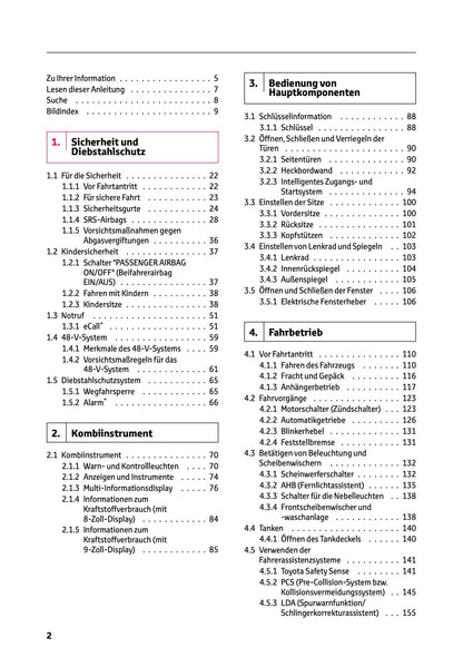 2024-2025 Toyota Hilux 48V Owner's Manual | German