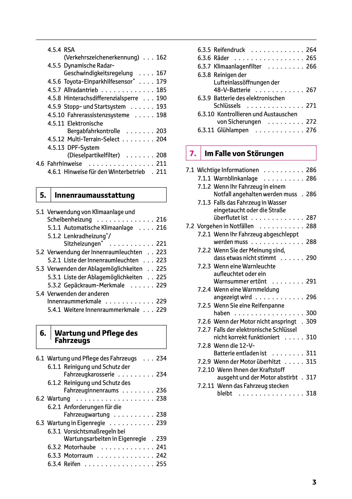 2024-2025 Toyota Hilux 48V Owner's Manual | German