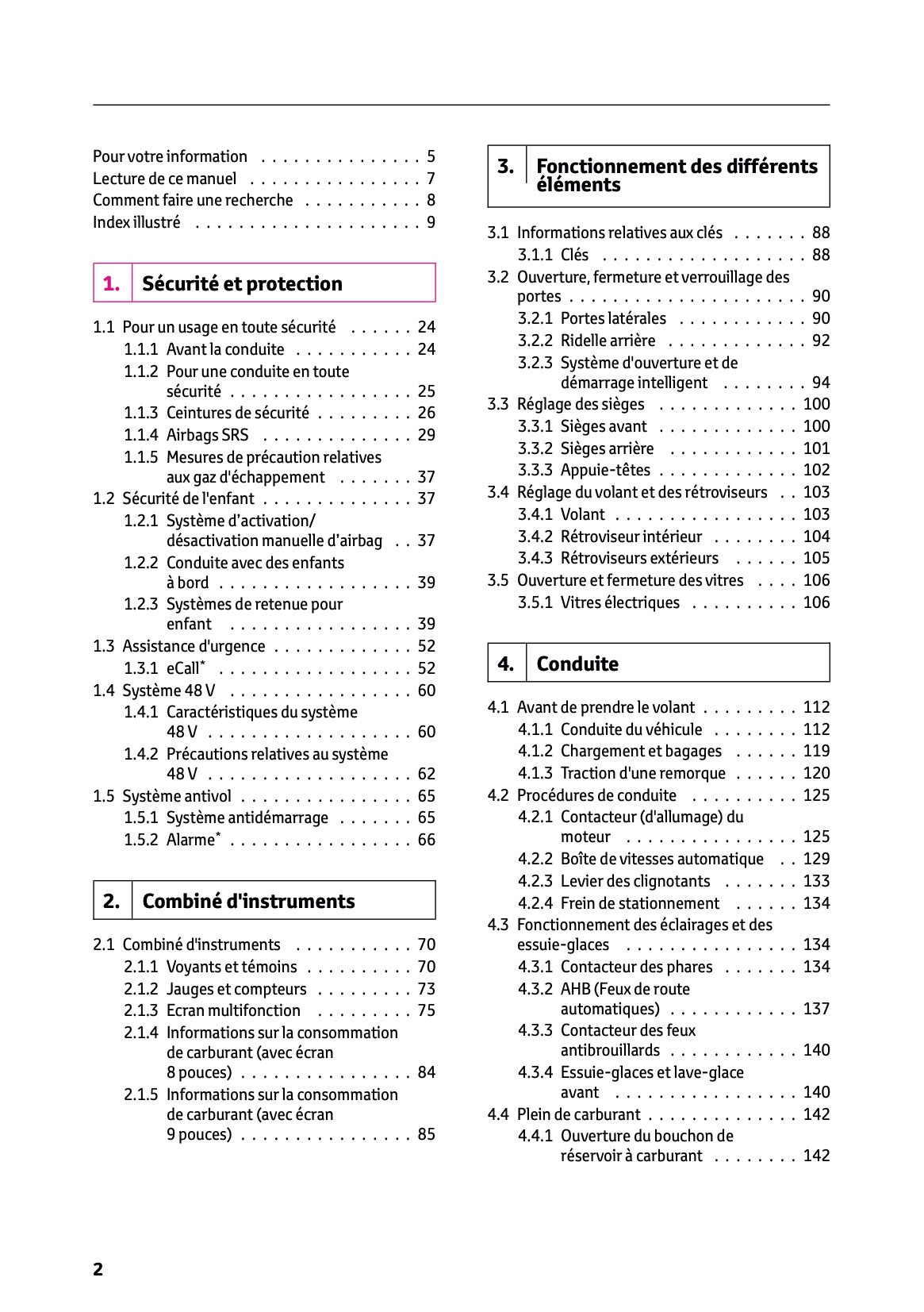 2024-2025 Toyota Hilux 48V Owner's Manual | French