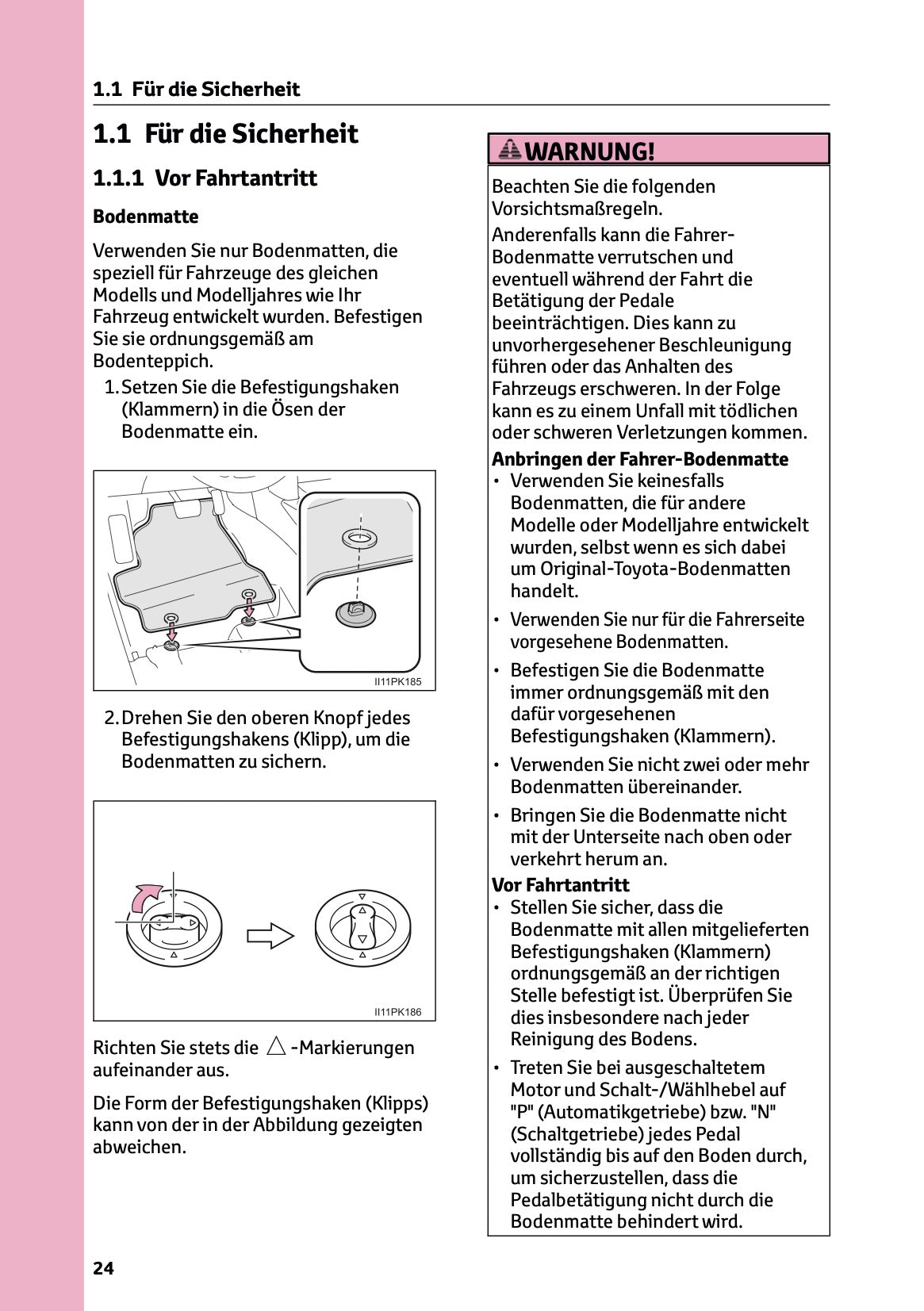 2024-2025 Toyota Hilux Owner's Manual | German