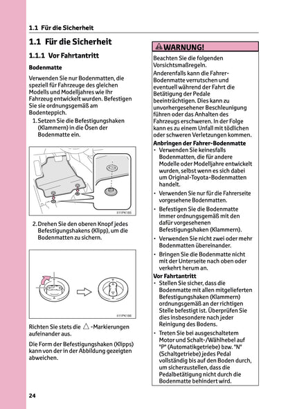 2024-2025 Toyota Hilux Owner's Manual | German
