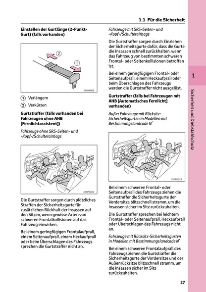 2024-2025 Toyota Hilux Owner's Manual | German