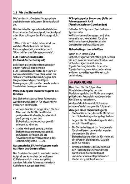 2024-2025 Toyota Hilux Owner's Manual | German