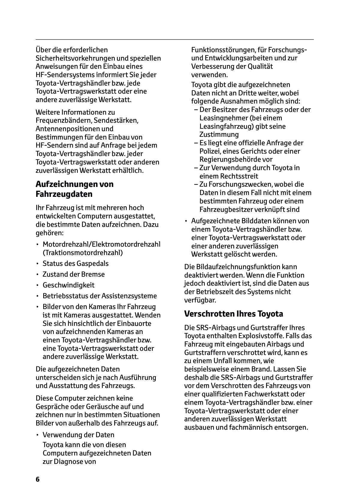2024-2025 Toyota Hilux Owner's Manual | German