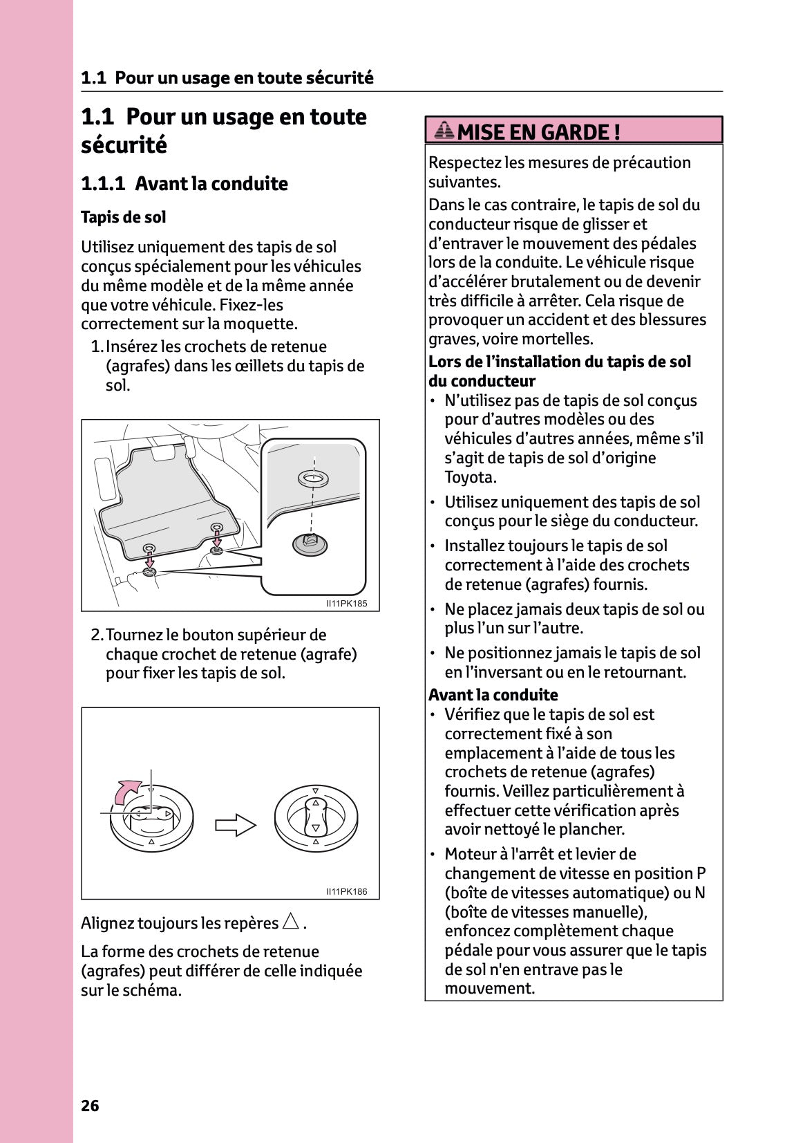 2024-2025 Toyota Hilux Manuel du propriétaire | Français