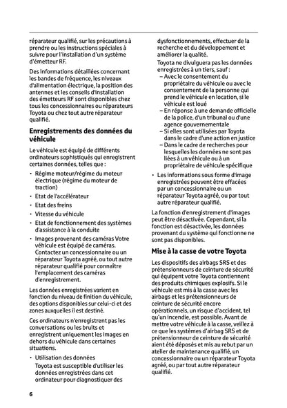 2024-2025 Toyota Hilux Manuel du propriétaire | Français