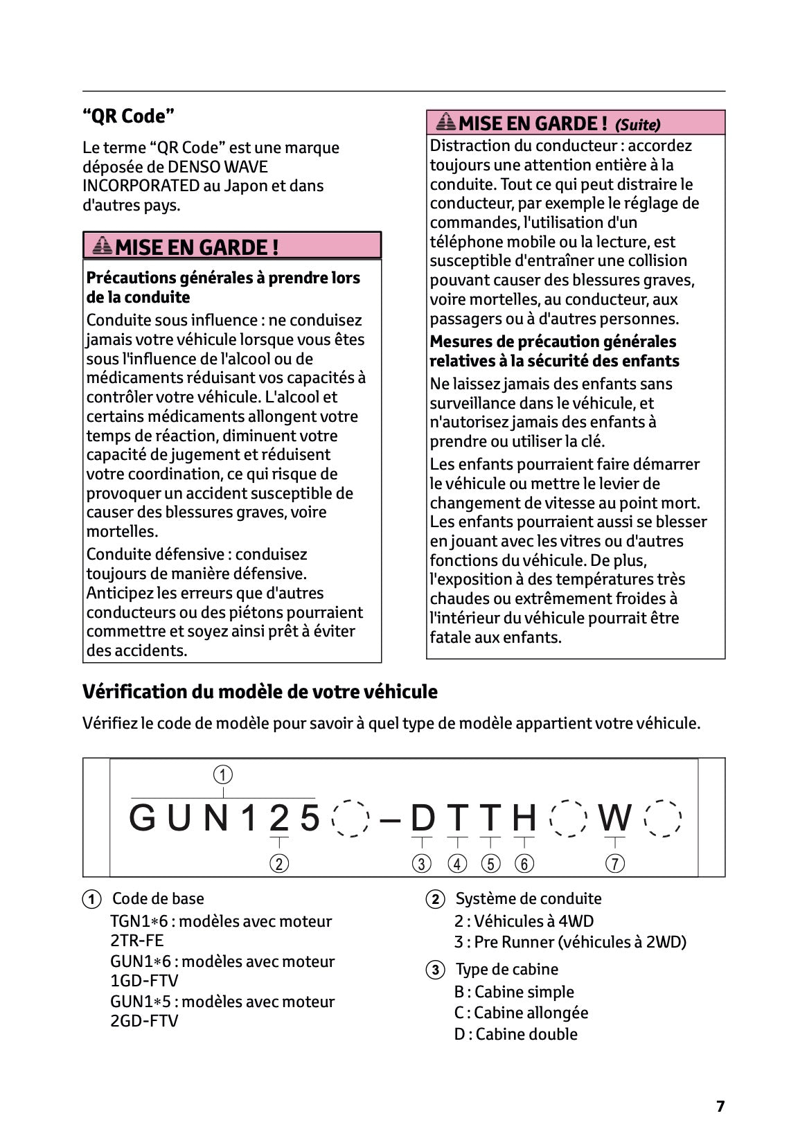 2024-2025 Toyota Hilux Manuel du propriétaire | Français