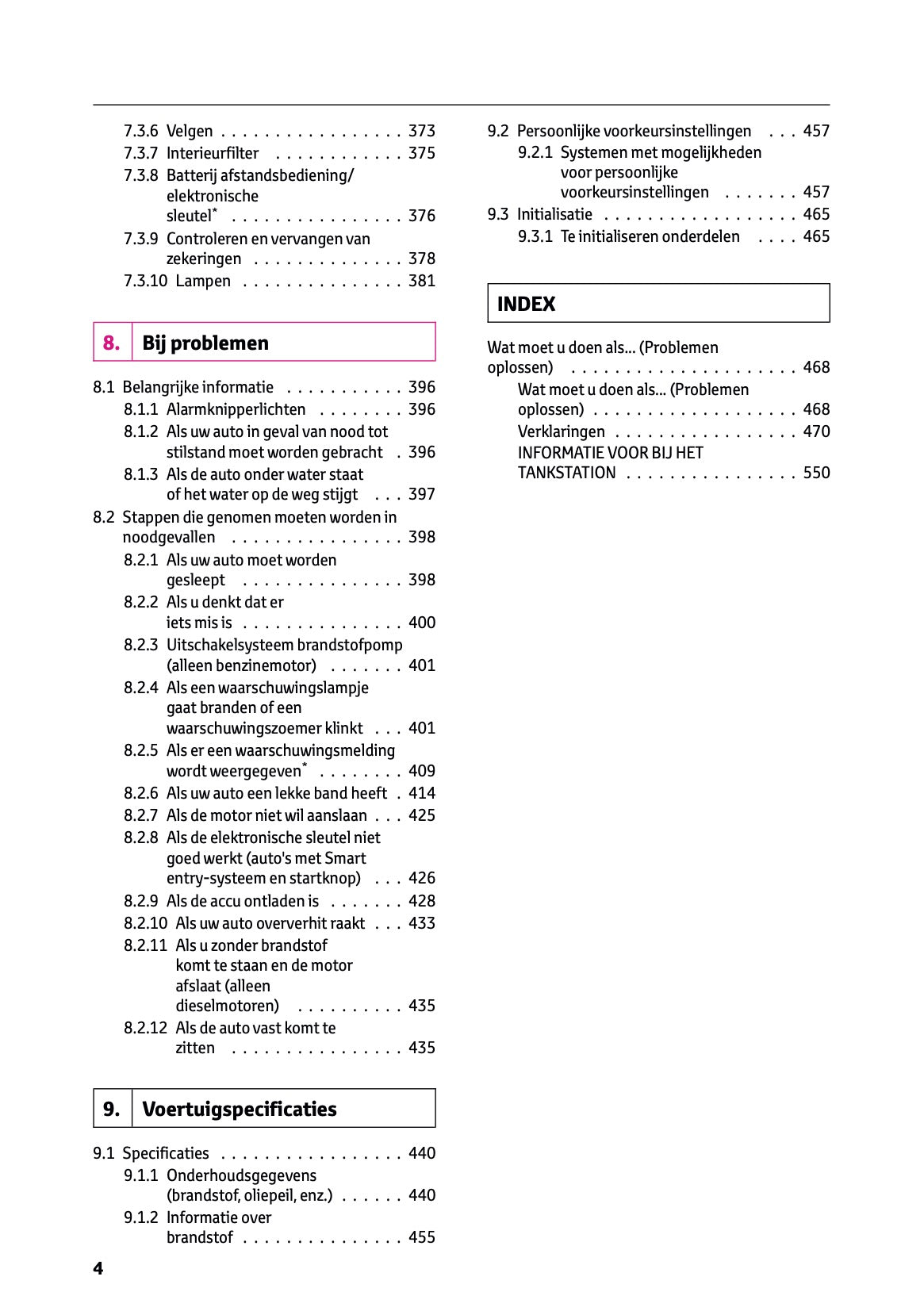2024-2025 Toyota Hilux Owner's Manual | Dutch