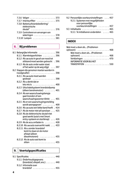 2024-2025 Toyota Hilux Owner's Manual | Dutch