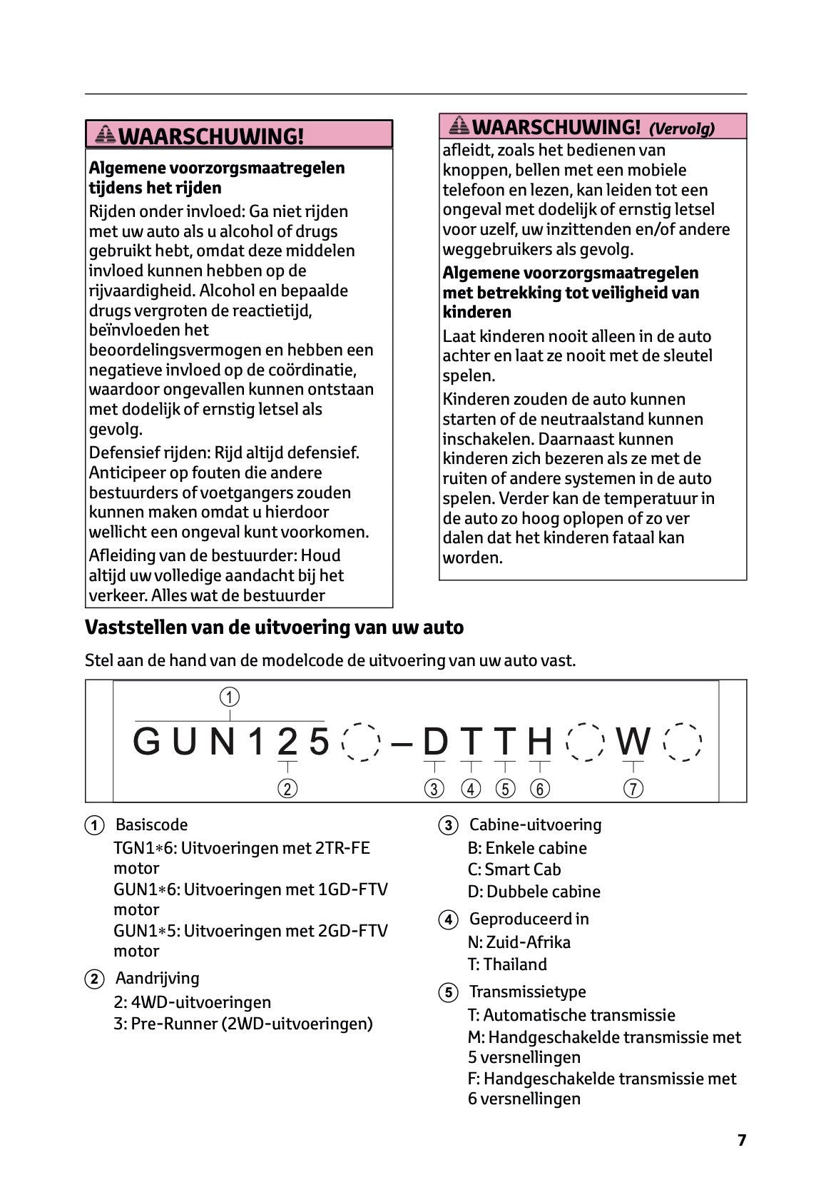 2024-2025 Toyota Hilux Owner's Manual | Dutch