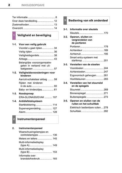 2020-2021 Toyota Land Cruiser 150 Owner's Manual | Dutch