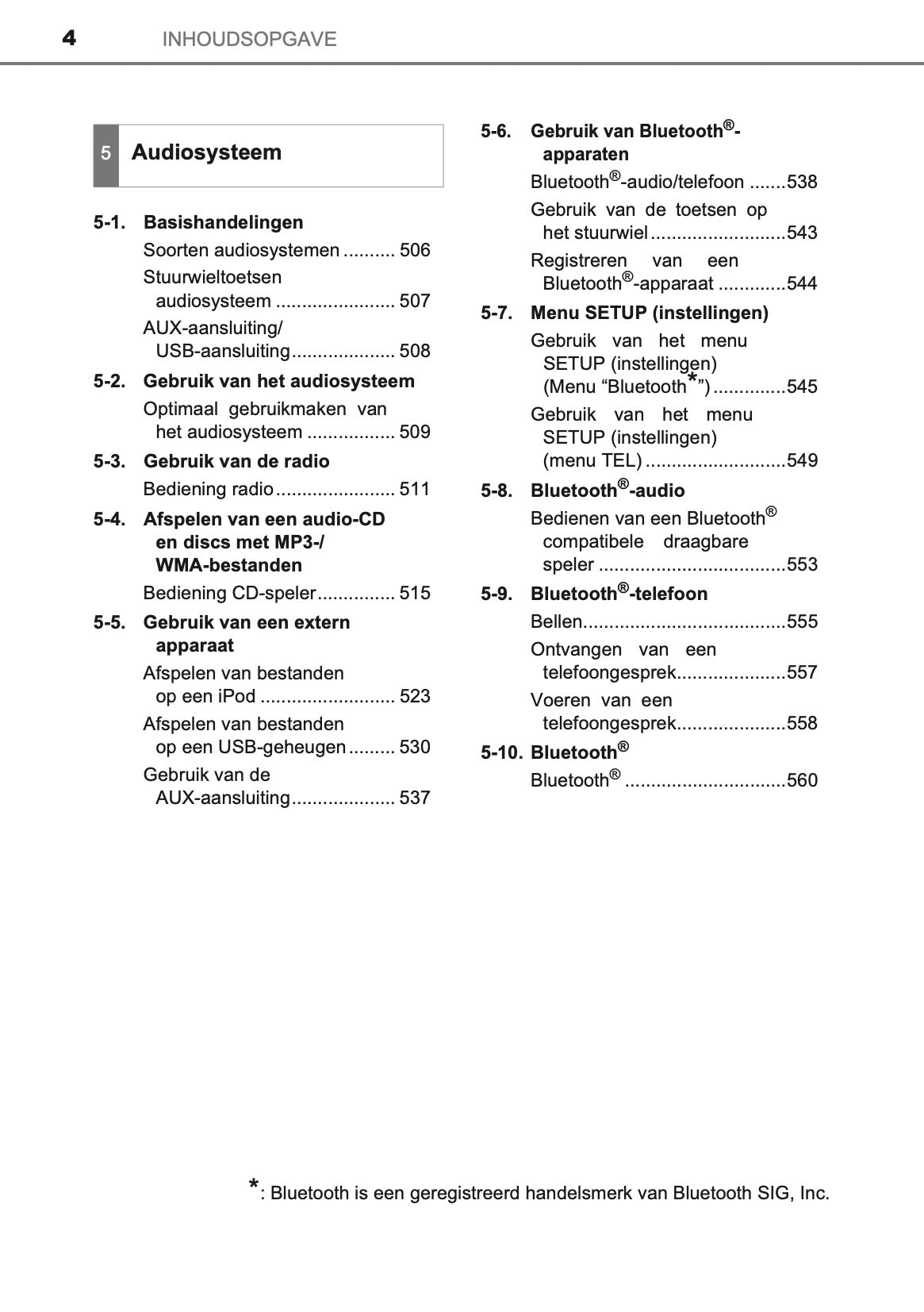 2020-2021 Toyota Land Cruiser 150 Owner's Manual | Dutch