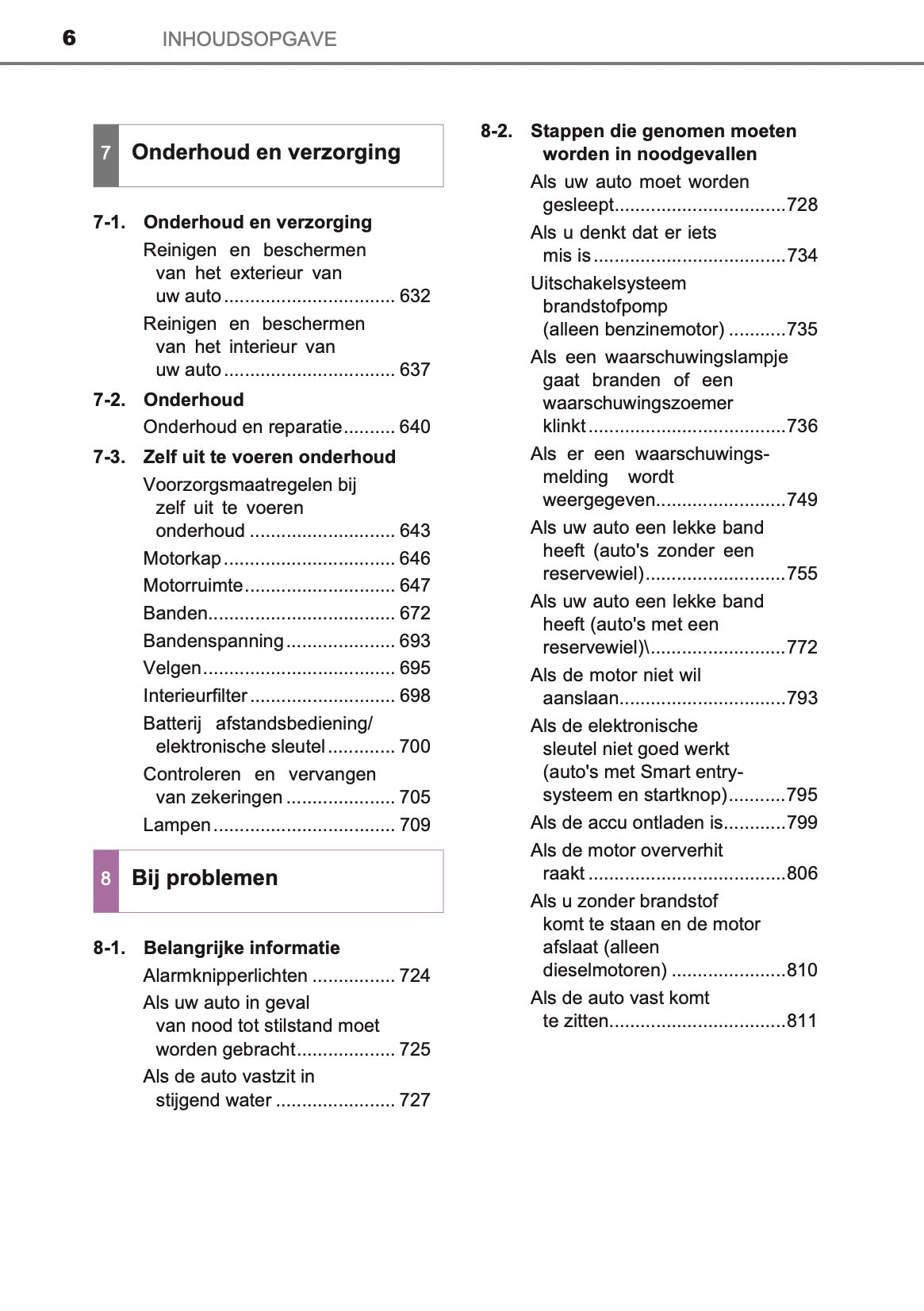 2020-2021 Toyota Land Cruiser 150 Owner's Manual | Dutch