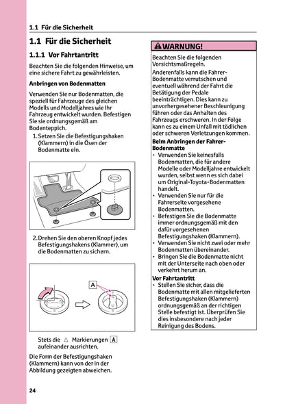 2025-2026 Toyota Mirai Owner's Manual | German
