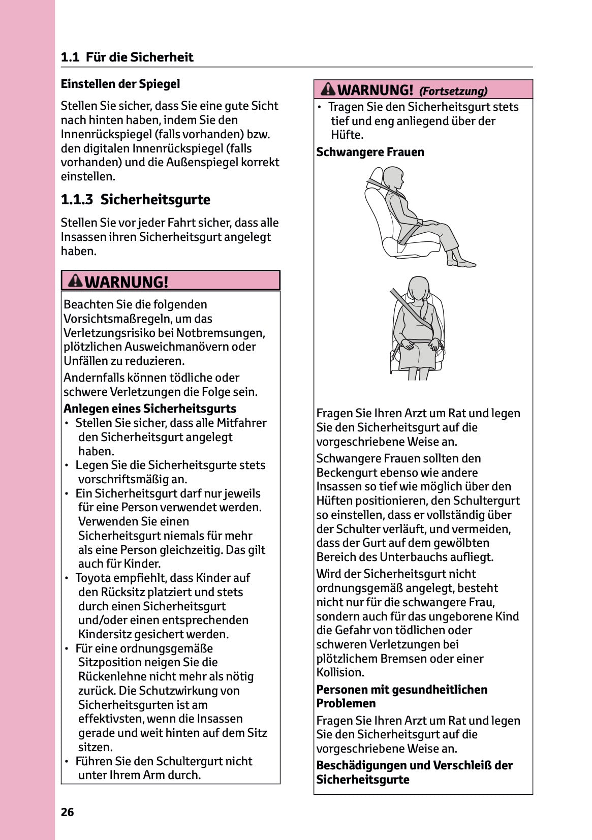 2025-2026 Toyota Mirai Owner's Manual | German