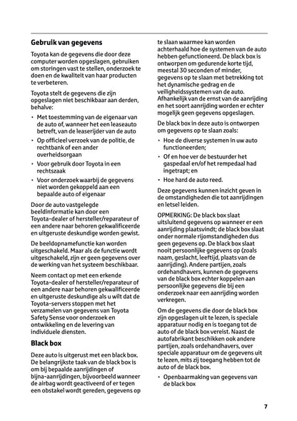 2025-2026 Toyota Mirai Gebruikershandleiding | Nederlands