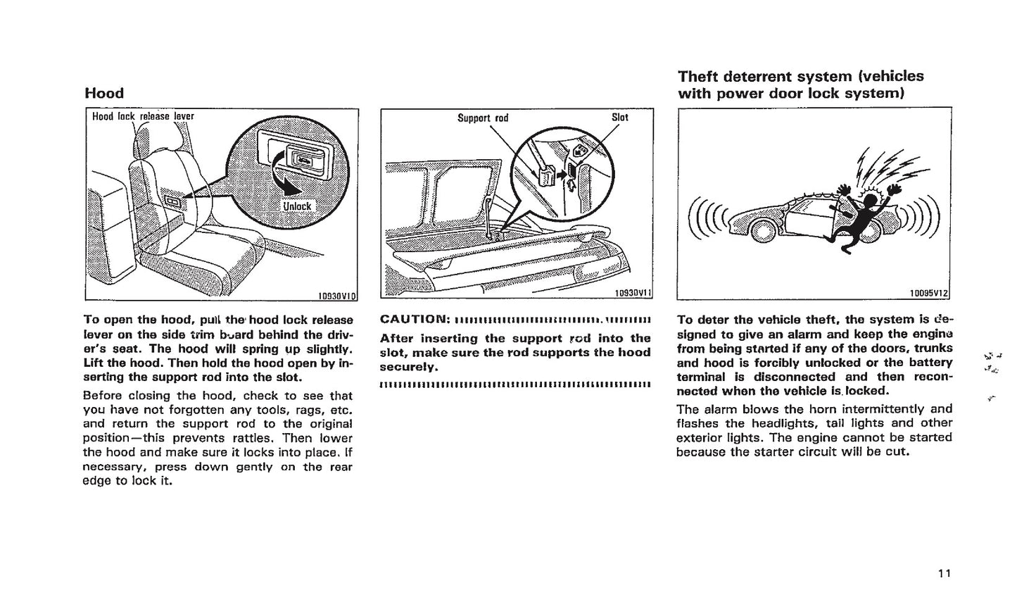 1993 Toyota MR2 Owner's Manual | English